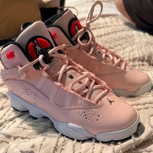 Nike Pink and Black Athletic Shoes